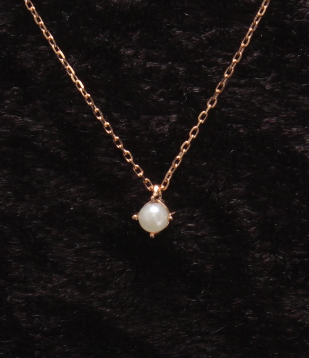 美品 ete リング 指輪 K10 ダイヤ0.01ct リング K10 オパール ネックレスK10 パール 3点セット レディース エテ