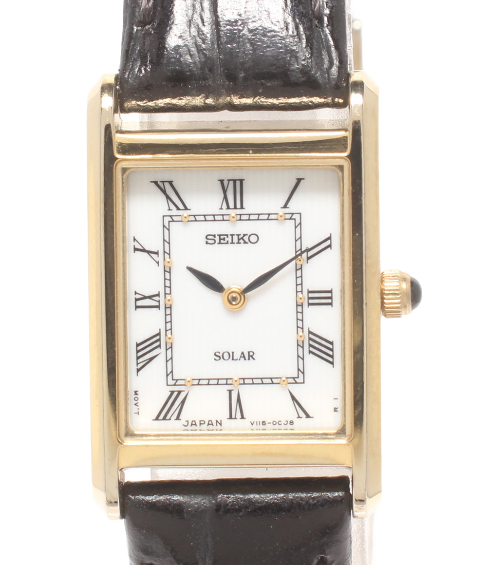 SEIKO 腕時計 ソーラー V115-0BD0 レディース セイコー – Rehello by SEIKO 腕時計 ソーラー V115-0BD0 レディース セイコー – Rehello by