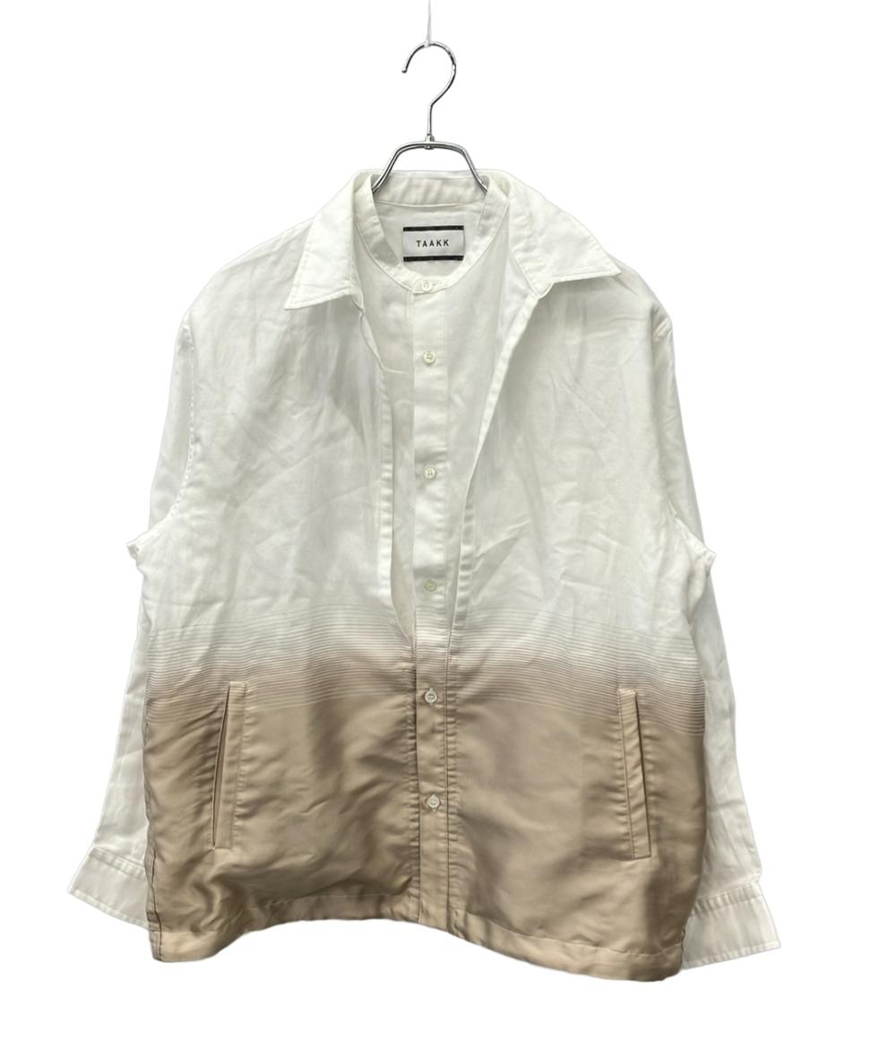 TAAKK 長袖シャツ DOUBLE COACH SHIRT TA21AWSH052 メンズ SIZE 2 (M) ターク