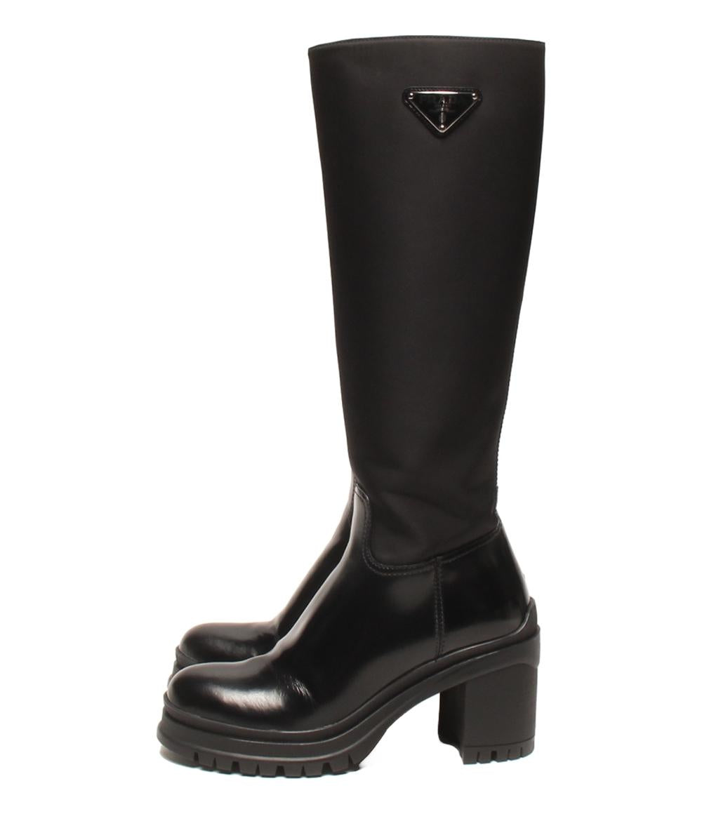 新品　プラダ PRADA ロングブーツ　牛革製　イタリア製 新品 プラダ PRADA ロングブーツ 牛革製 イタリア製 楽天市場】□未