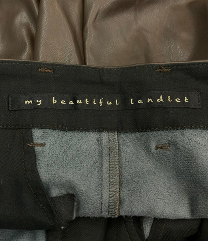 マイビューティフルランドレット フェイクレザーパンツ メンズ SIZE 0 (S) my beautiful land let