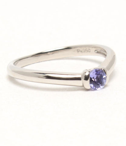 美品 VENDOME AOYAMA リング 指輪 Pt950 ラインストーン レディース SIZE 9号 ヴァンドームアオヤマ