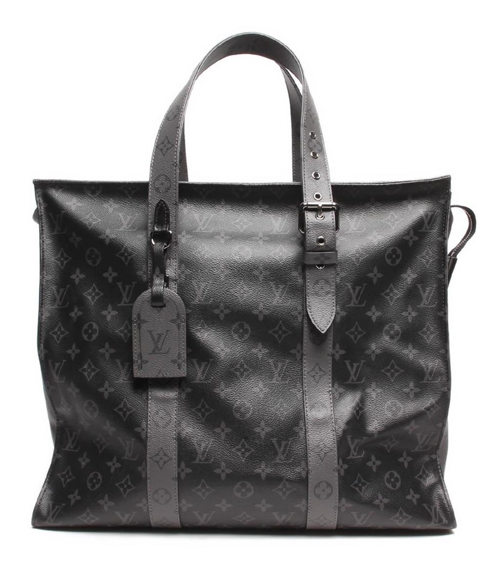 ルイヴィトン トートバッグ シルバー金具 カバジップGM モノグラム エクリプス リバース M45379 メンズ LOUIS VUITTON