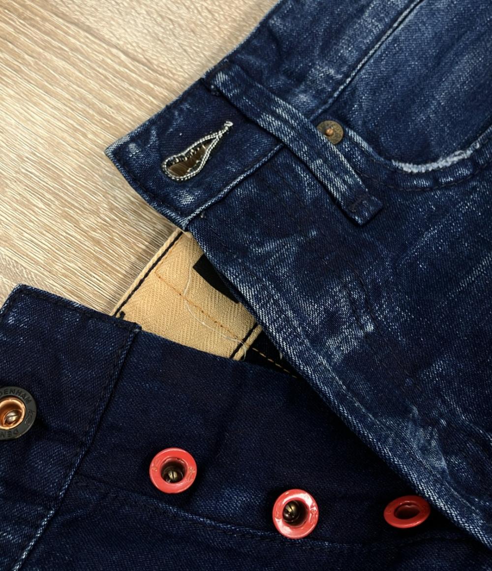 デンハム デニムパンツ SLIM FIT ダメージ加工 メンズ SIZE W28 L32