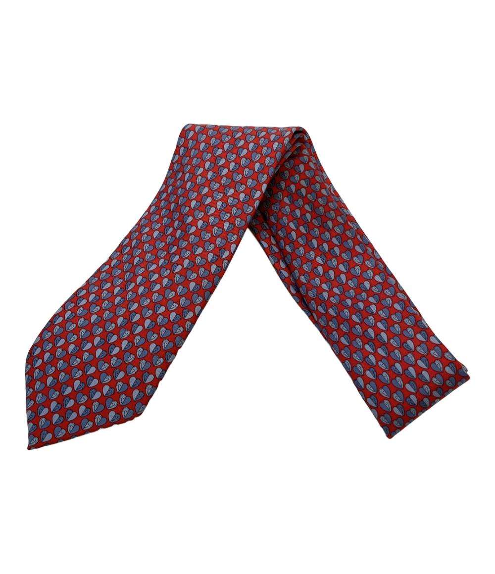 美品 エルメス ネクタイ シルク100% メンズ HERMES