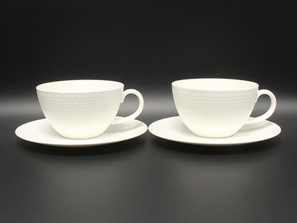 美品 ウエッジウッド カップ＆ソーサー 2客セット ペア ジオ GIO WEDGWOOD