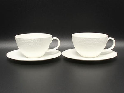 美品 ウエッジウッド カップ＆ソーサー 2客セット ペア ジオ GIO WEDGWOOD