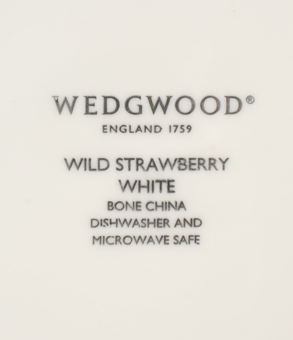 美品 WEDGWOOD プレート 大皿 27cm ワイルドストロベリー ホワイト ウェッジウッド