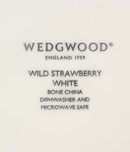 美品 WEDGWOOD プレート 大皿 27cm ワイルドストロベリー ホワイト ウェッジウッド