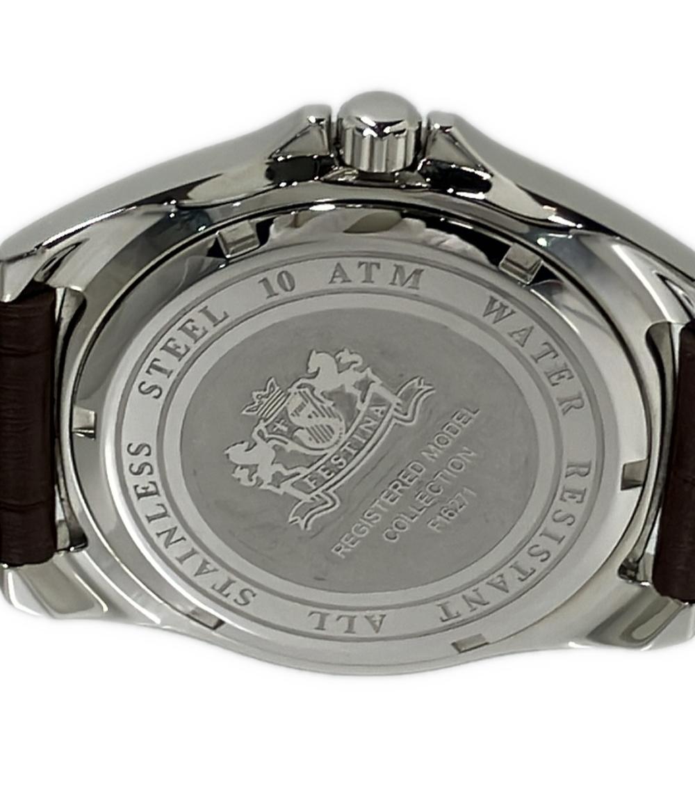 美品 FESTINA 腕時計 クオーツ F16271 メンズ フェスティナ