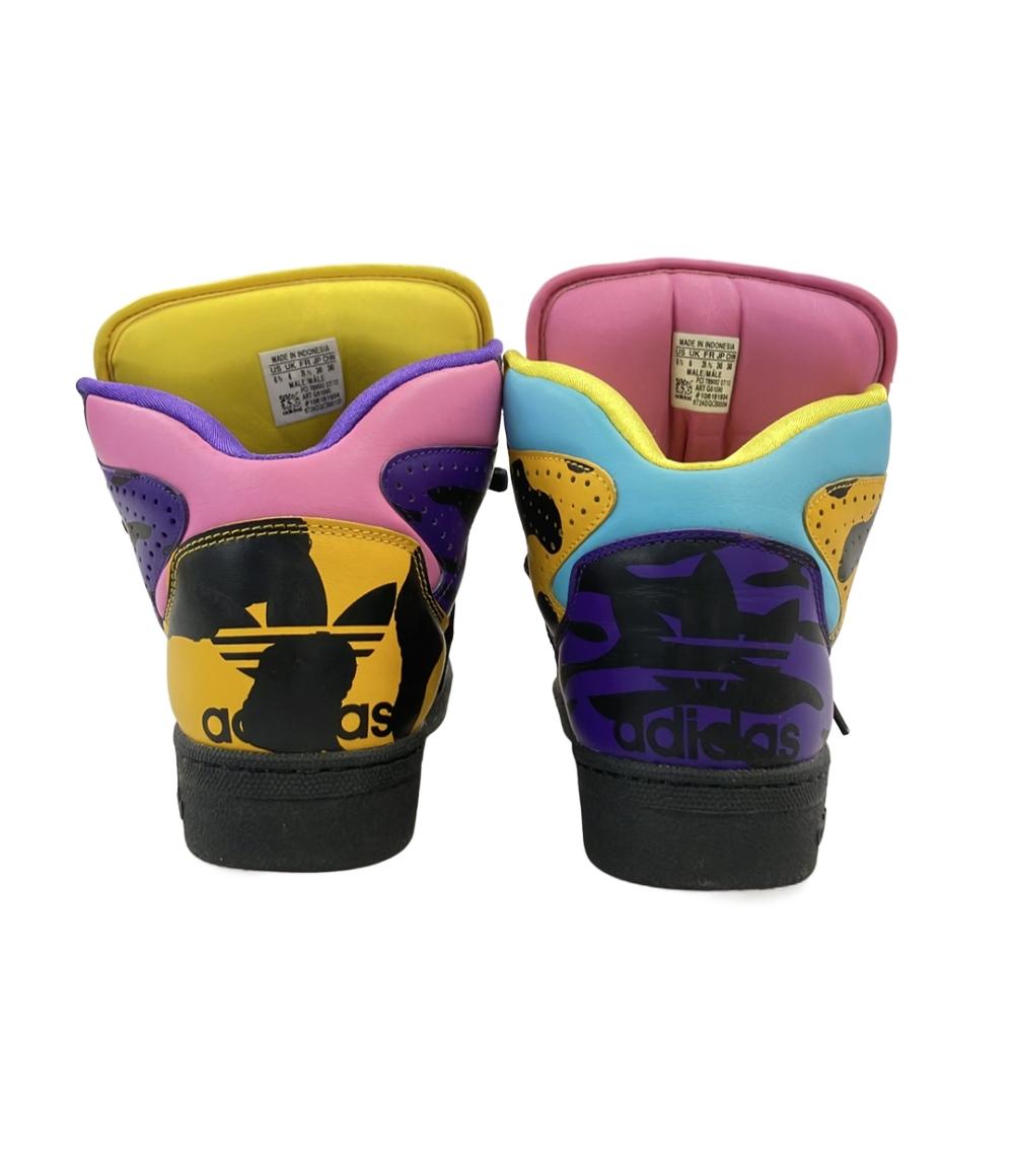 adidas ハイカットスニーカー × JEREMY SCOTT INSTINCT HI G61090 レディース SIZE 24.5 (L) アディダス