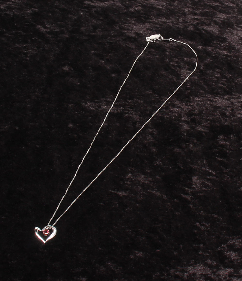 美品 A.UN jewelry ネックレス SV925 ハートモチーフ レディース アウンジュエリー