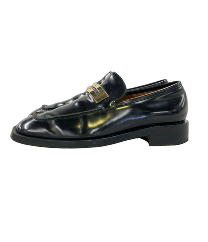 GUCCI ローファー スクエアトゥ Gプレート メンズ SIZE 41 1/2 E (26.5cm) グッチ
