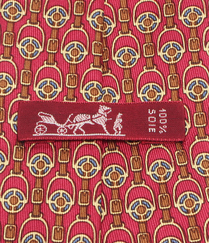 HERMES ネクタイ シルク100％ メンズ エルメス