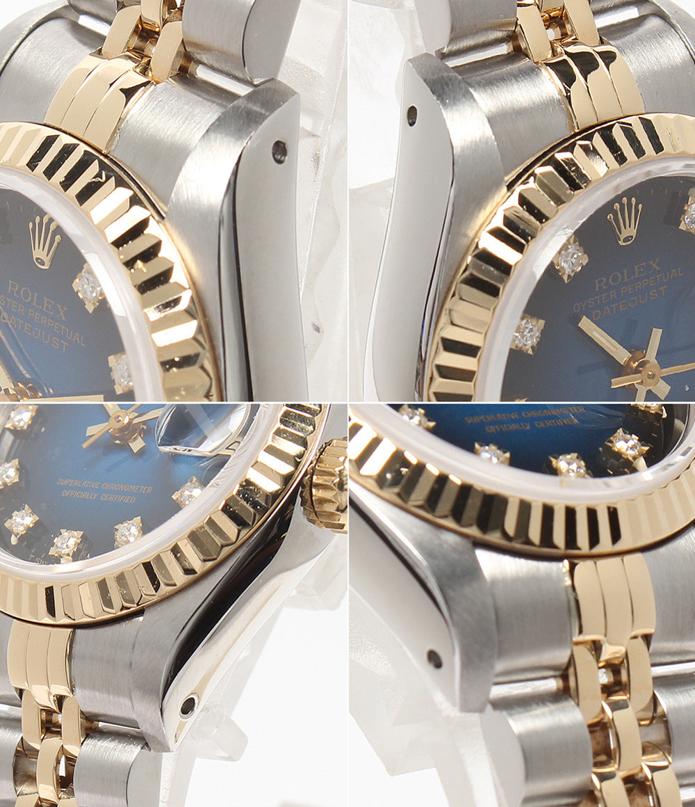ROLEX 腕時計 デイジャスト 自動巻き ブルー 69173G レディース ロレックス