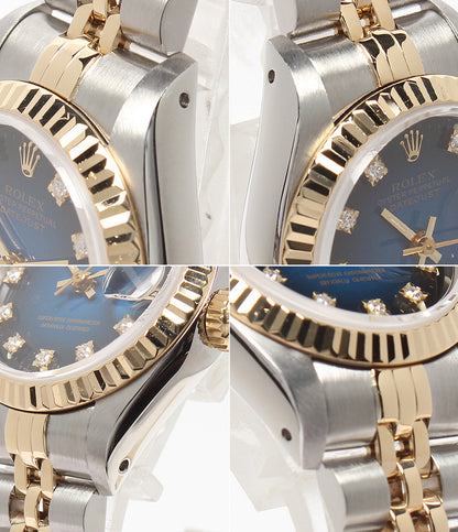 ROLEX 腕時計 デイジャスト 自動巻き ブルー 69173G レディース ロレックス