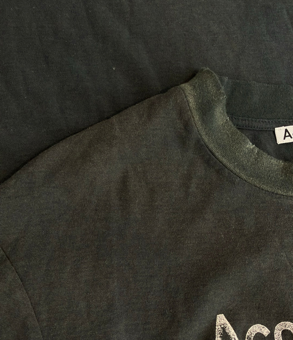 Acne Studios スプレー仕上げ1996ロゴTシャツ ダメージ加工 FN-UX-TSHI000016 メンズ レディース SIZE XXS アクネ ストゥディオズ