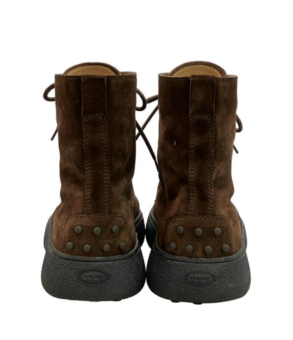 TOD’S WGレースアップ アンクルブーツ スエード メンズ SIZE 8.5 (L) トッズ