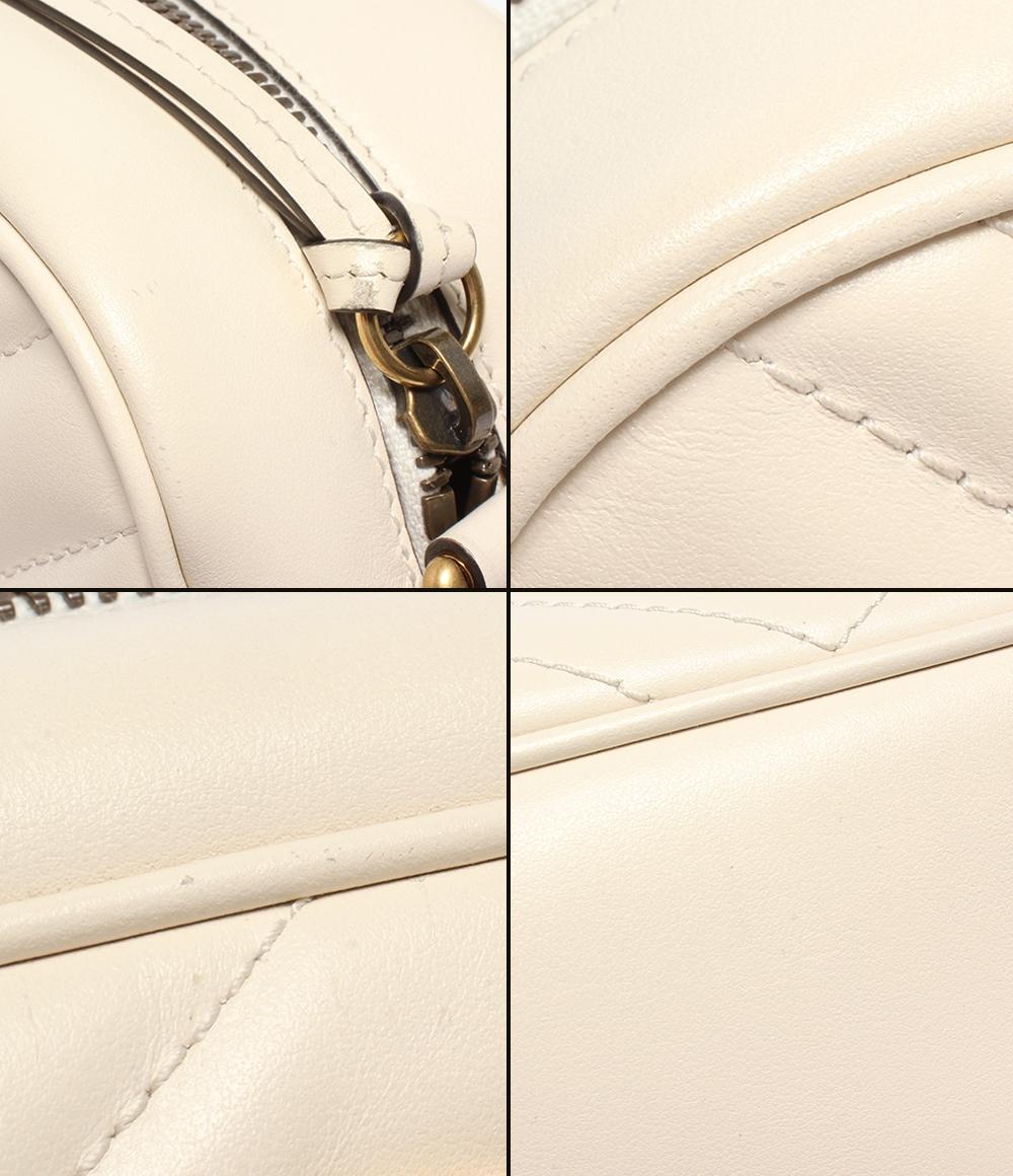 GUCCI ショルダーバッグ 斜め掛け 肩掛け スモール カメラバッグ GGマーモント 447632 213317 レディース グッチ