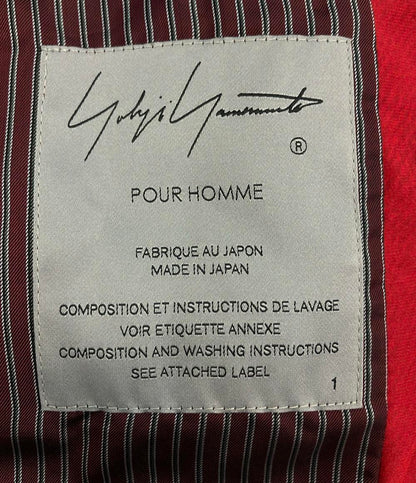 ヨウジヤマモト プリント コート メンズ SIZE 1 Yohji Yamamoto