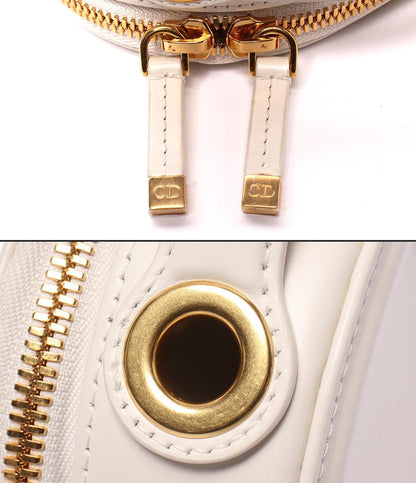 美品 Christian Dior 2wayショルダーバッグ ハンドバッグ 斜め掛け オーバル カメラバッグ CD シグネチャー レディース クリスチャンディオール