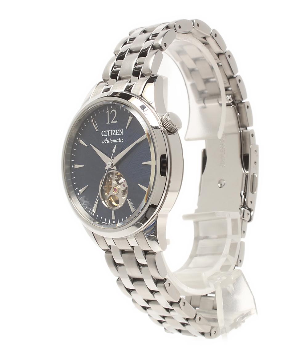 美品 CITIZEN 腕時計 自動巻き ネイビー 8229-003MT04 メンズ シチズン