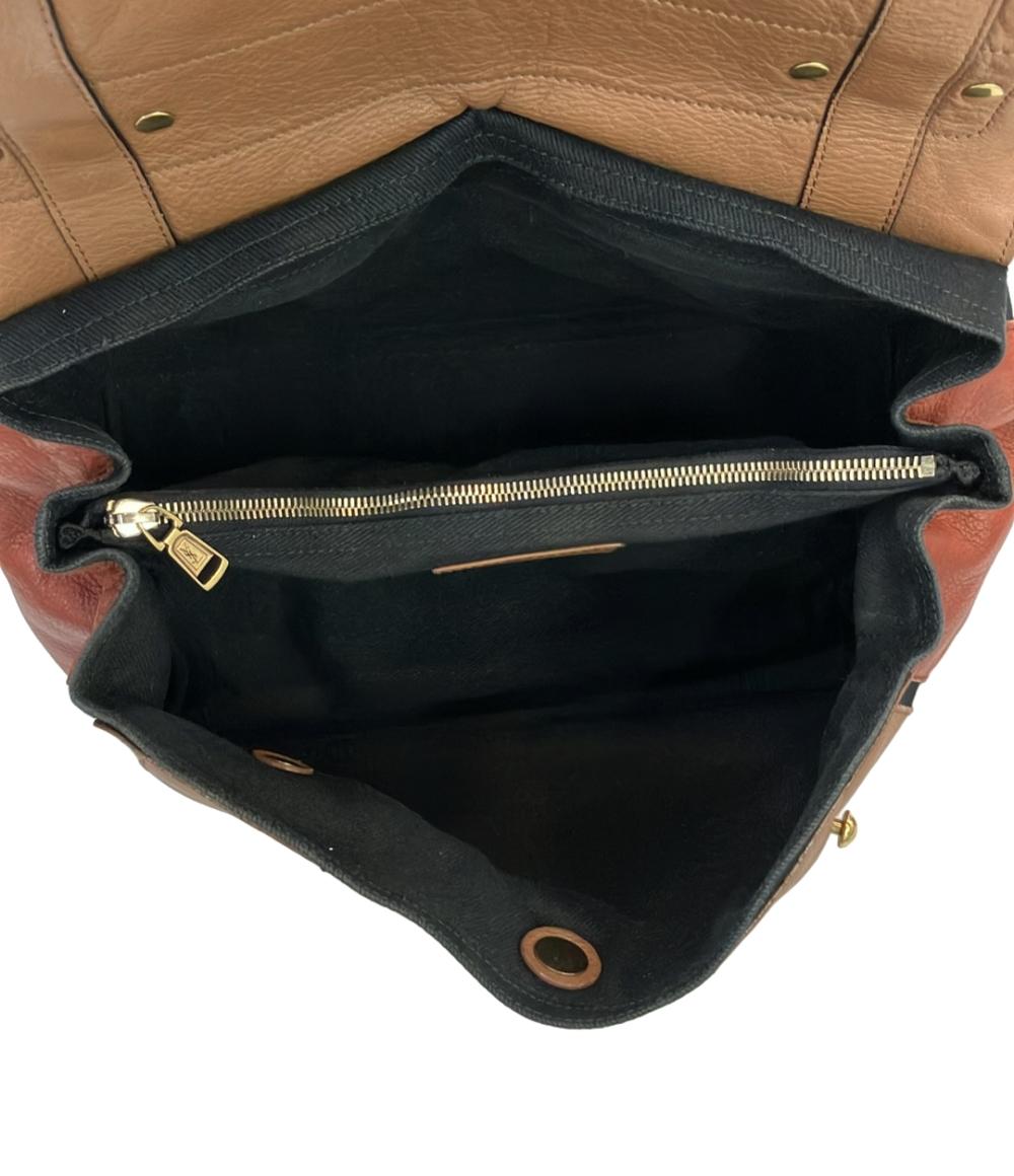 Yves saint Laurent ハンドバッグ ミューズトゥ レザー レディース