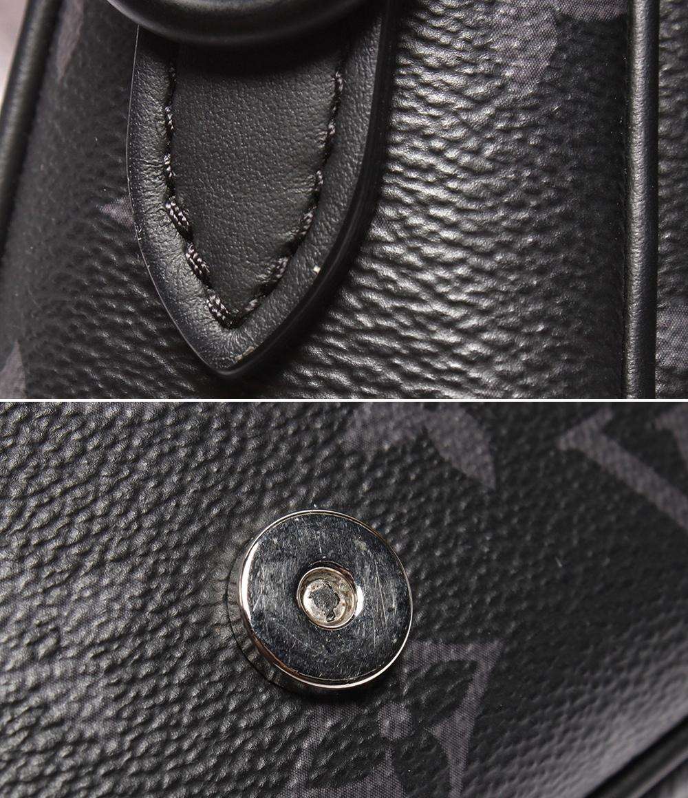 美品 LOUIS VUITTON ショルダーバッグ 斜め掛け 肩掛け モンスリ メッセンジャーPM モノグラム エクリプス M12519 メンズ レディース ルイ・ヴィトン