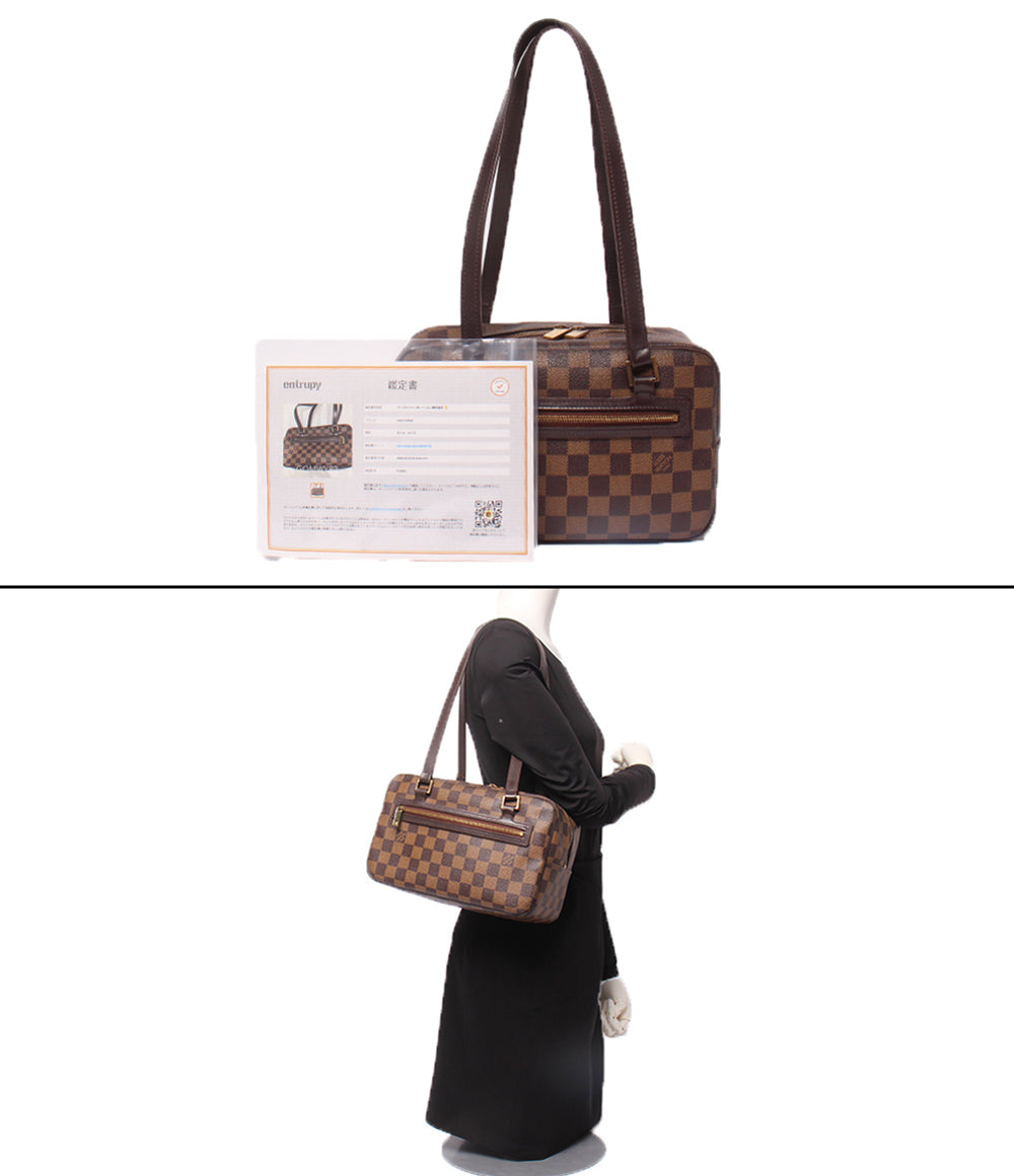 LOUIS VUITTON ショルダーバッグ 肩掛け シテMM ダミエ エベヌ N48068