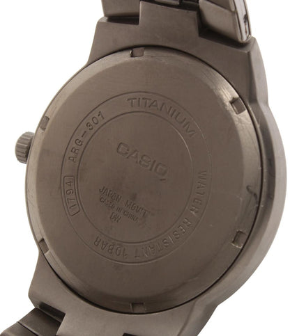 カシオ 腕時計 アージェント クオーツ シルバー ARG-301 メンズ CASIO