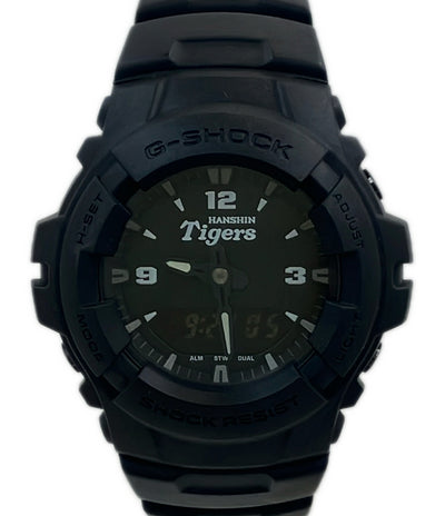 美品 CASIO 腕時計 阪神タイガース85周年 G-SHOCK クオーツ ブラック G-100 レディース メンズ カシオ