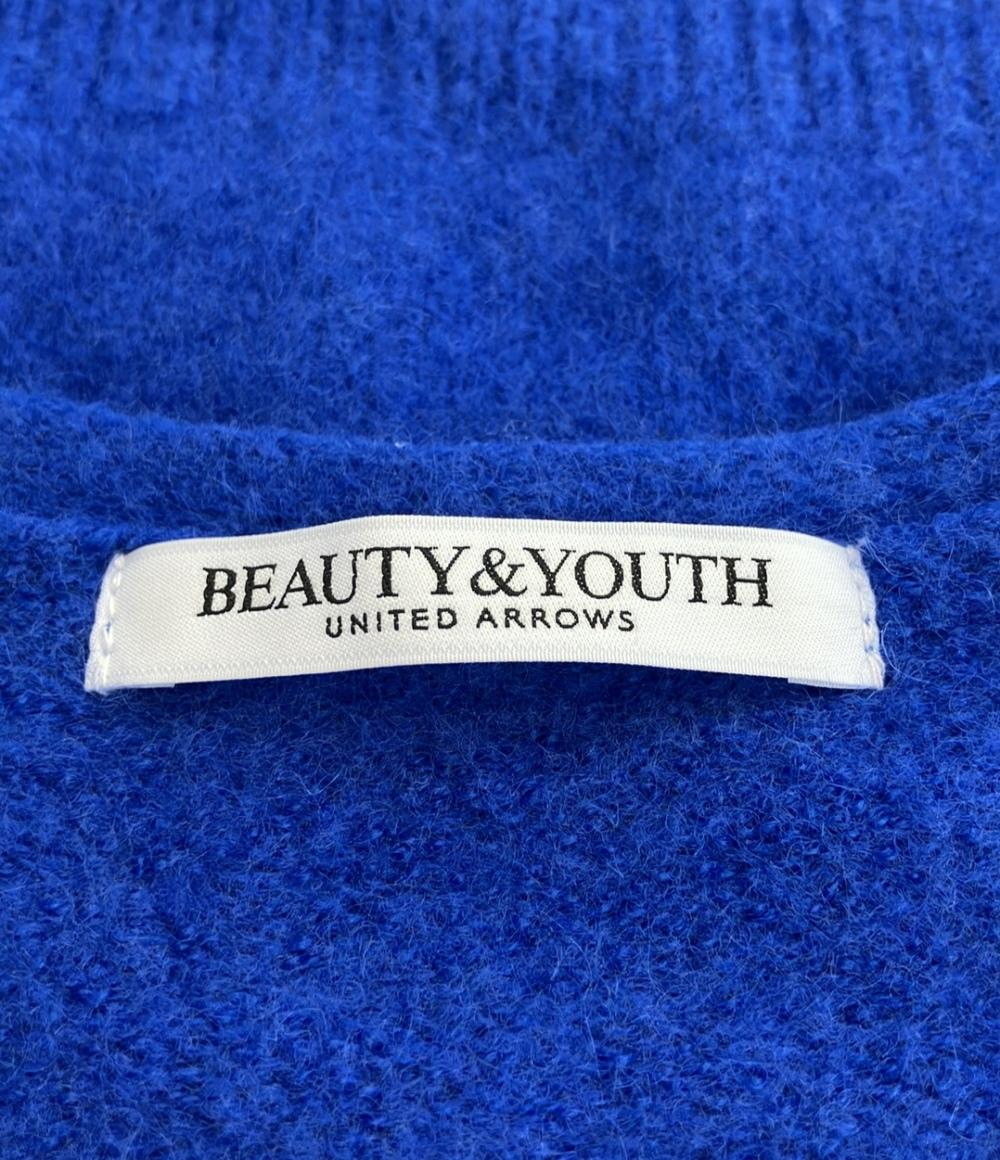 ビューティ&ユース Ｖネック長袖ニット レディース BEAUTY&YOUTH