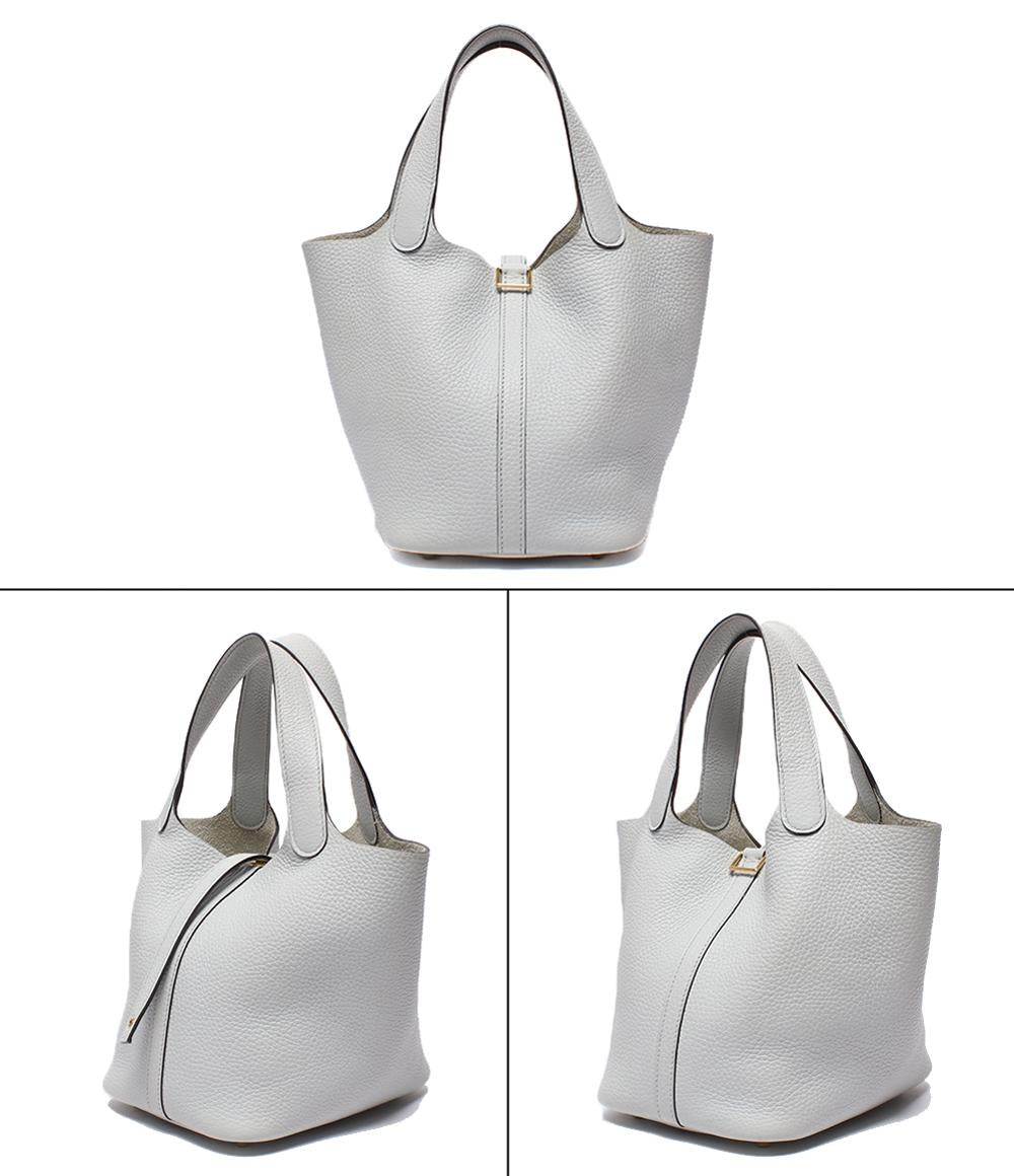 HERMES ハンドバッグ Y刻印 シルバー金具 トリヨンクレマンス ピコタンロックPM レディース エルメス