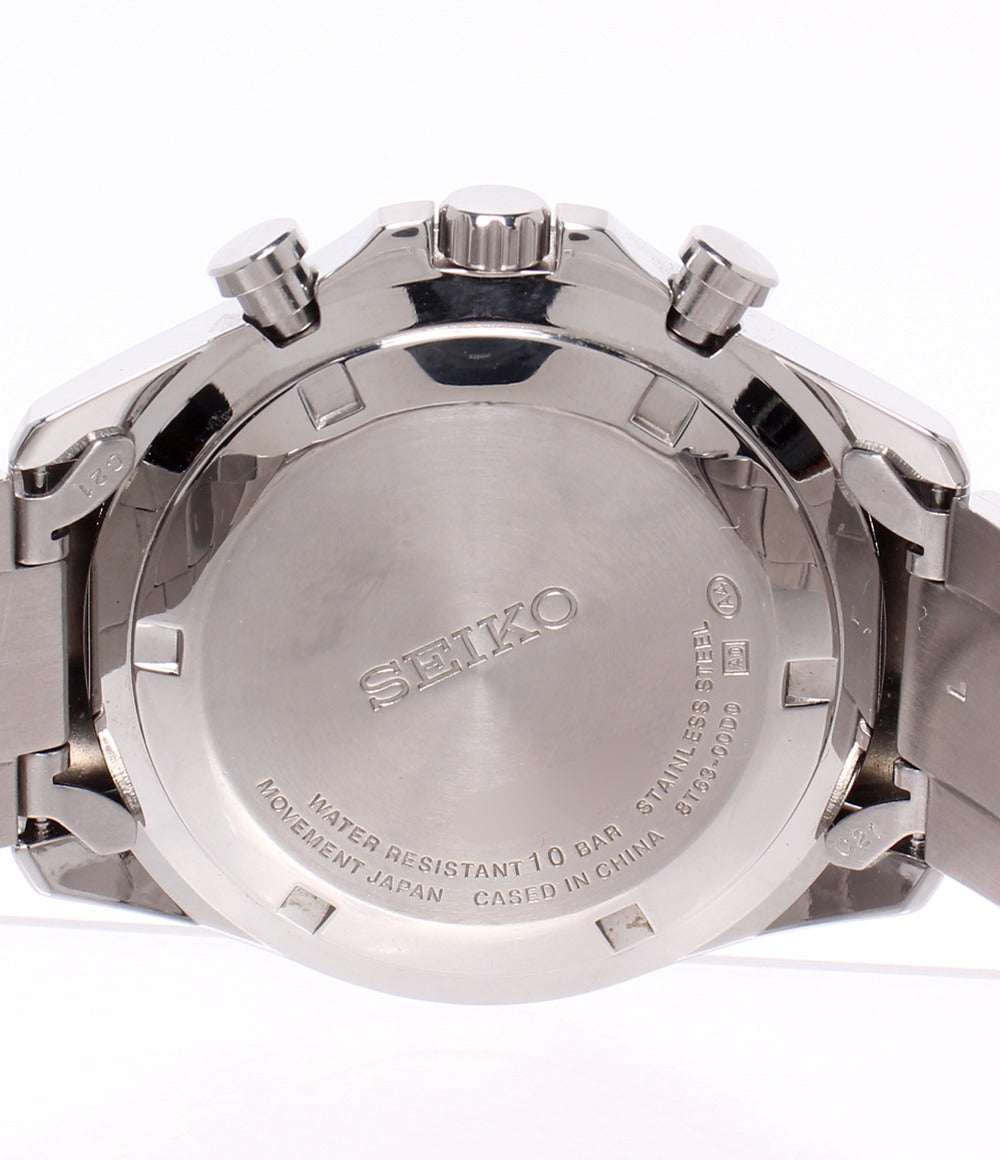 SEIKO 腕時計 クオーツ ブルー 8T63-00D0 メンズ セイコー