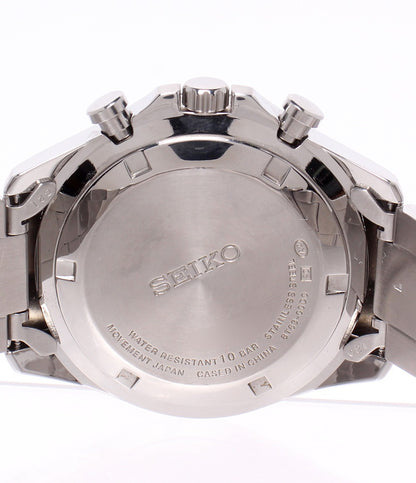 SEIKO 腕時計 クオーツ ブルー 8T63-00D0 メンズ セイコー