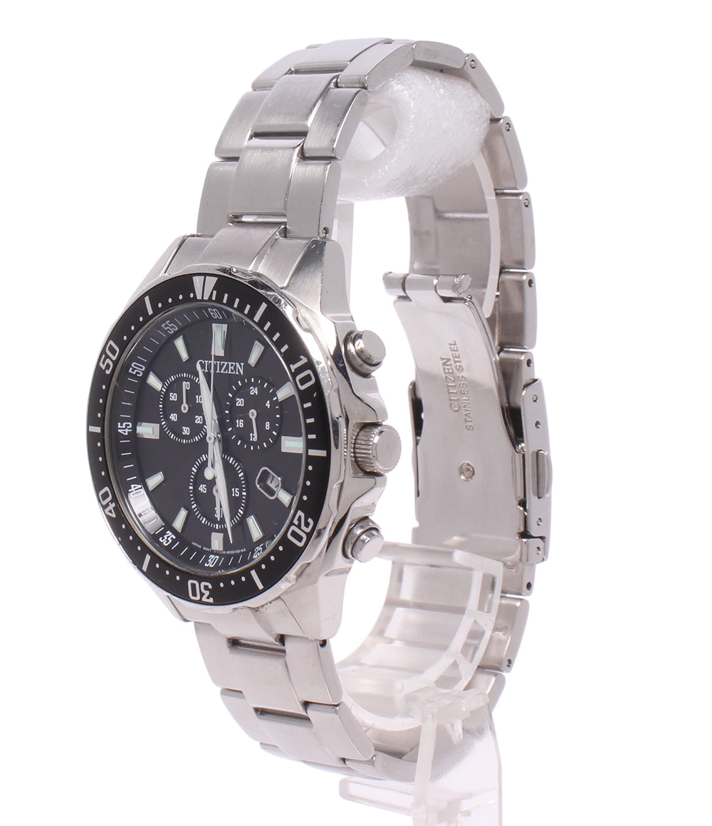 CITIZEN 腕時計 ソーラー ブラック MK-E019 メンズ シチズン