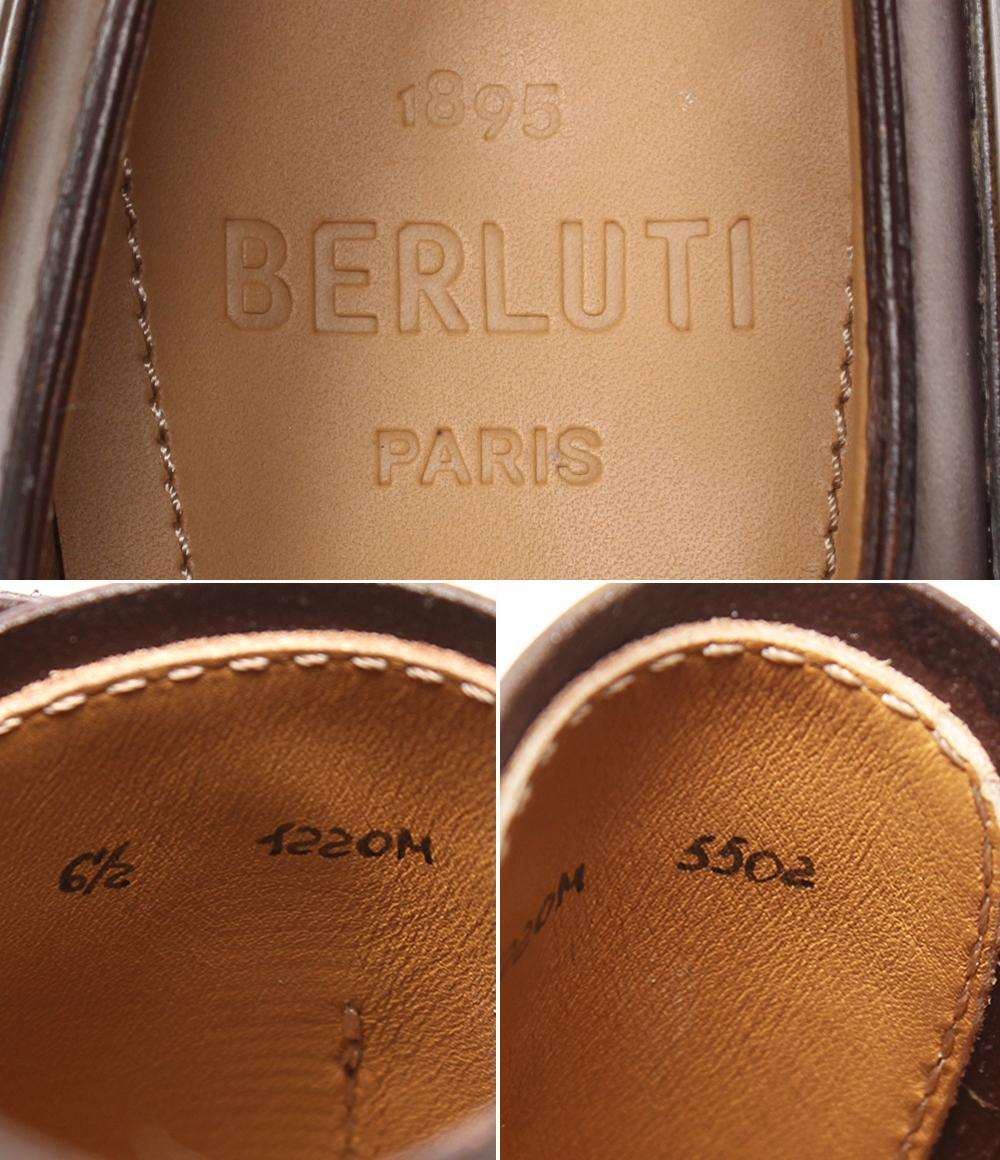 美品 Berluti シングルモンクストラップシューズ ビジネスシューズ ドレスシューズ シングルモンク メンズ SIZE 6 1/2 (26cm) ベルルッティ
