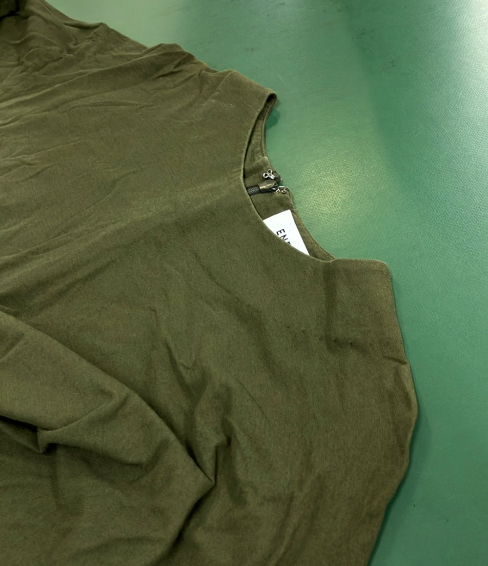 エンフォルド ドロップショルダー長袖フレアロングワンピース レディース SIZE 36 (XS) ENFOLD