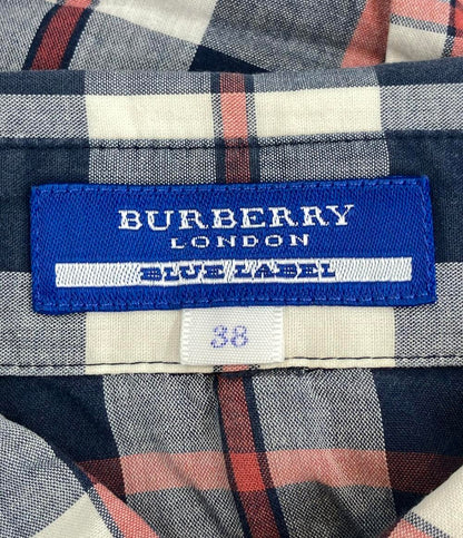 バーバリーロンドン 長袖シャツ チェック柄 レディース SIZE 38 (S) BURBERRY LONDON