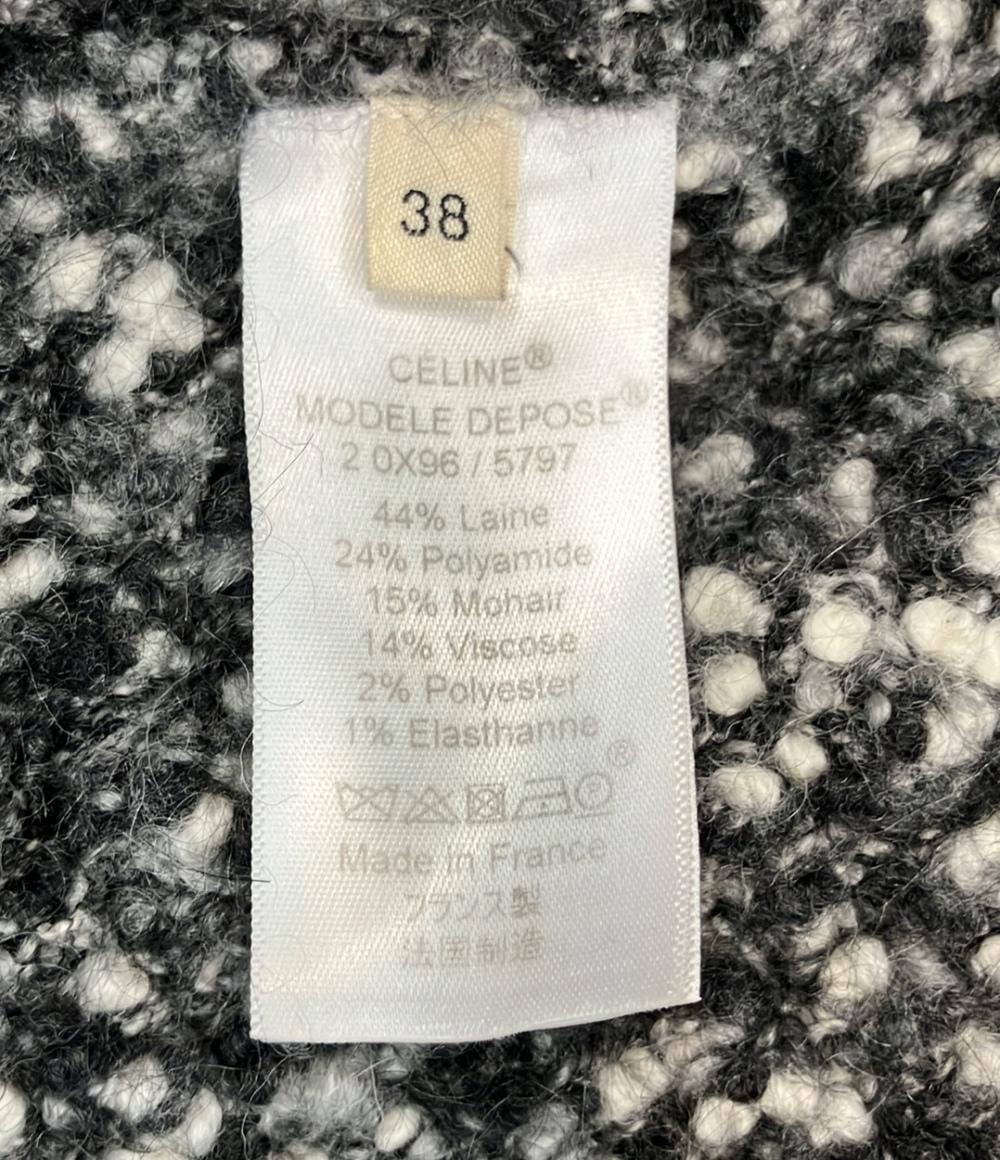 セリーヌ ウールジャケット 変形アシンメトリー 20X96･5797 レディース SIZE 38 (M) CELINE
