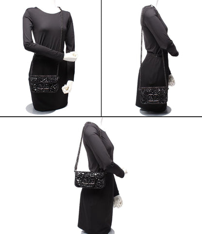 Valentino Garavani 3way ハンドバッグ クラッチバッグ ショルダーバッグ ビジュー レディース ヴァレンティノ・ガラヴァーニ