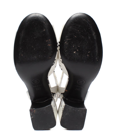 CHANEL サンダル ココマーク 総柄 レディース SIZE 35C シャネル