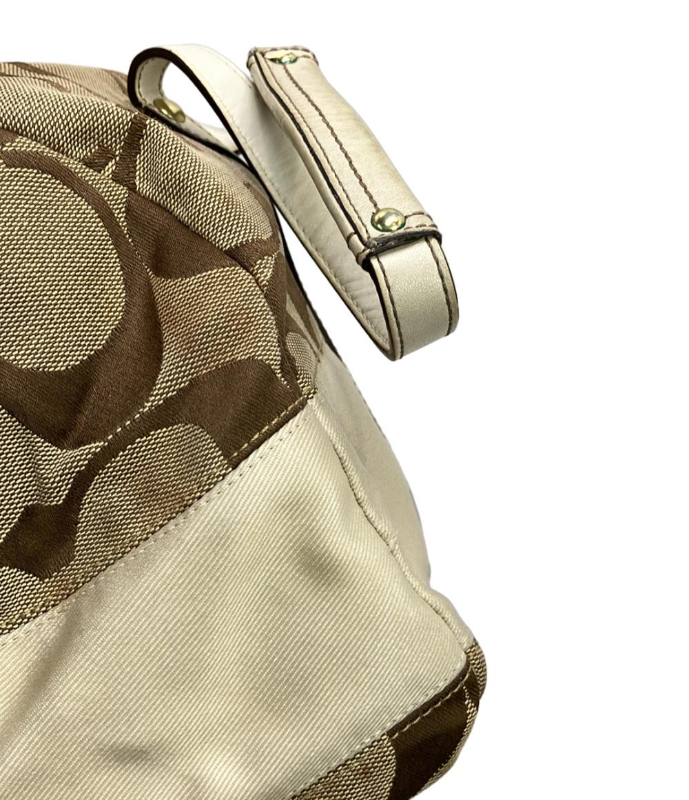 COACH トートバッグ ハンドバッグ ミニボストンバッグ キャンバス