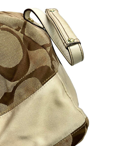COACH トートバッグ ハンドバッグ ミニボストンバッグ キャンバス シグネチャー F11102 レディース コーチ