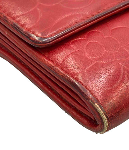 CHANEL 長財布 カメリア シルバー金具 レディース シャネル