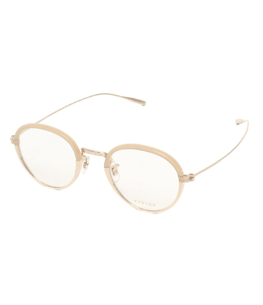 美品 EYEVAN 伊達メガネ アイウェア 46□23 チェリッシュ レディース アイヴァン