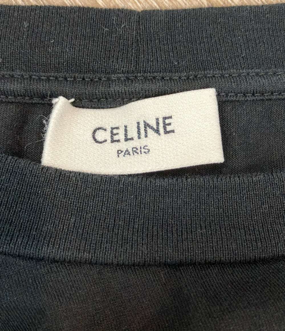 CELINE 半袖Ｔシャツ トリオンフ ロゴ ルーズ Tシャツ  コットンジャージー 2X568671Q メンズ SIZE M セリーヌ