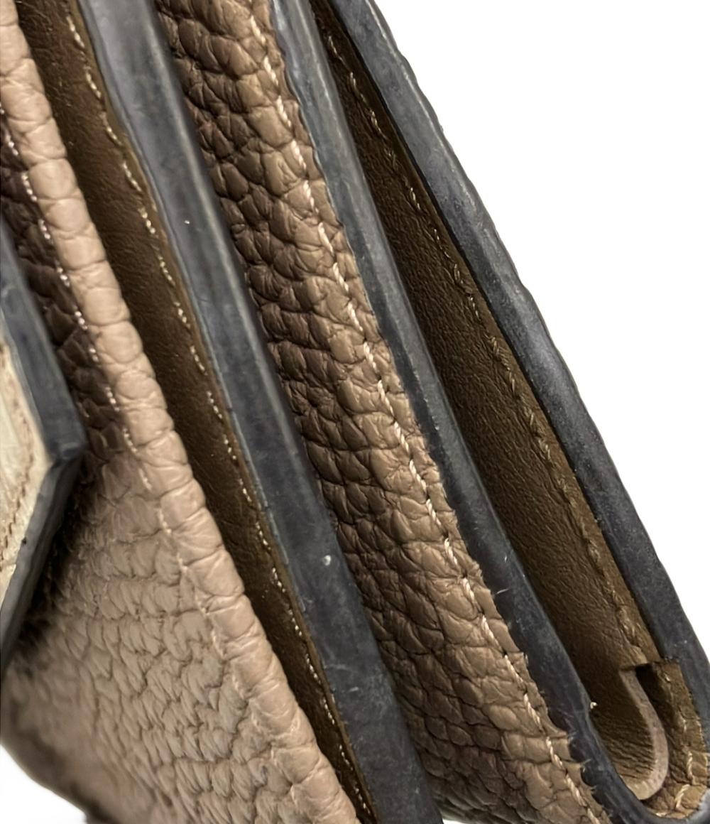 BONAVENTURA 三つ折り財布 スモールウォレット クロコ レディース ボナベンチュラ