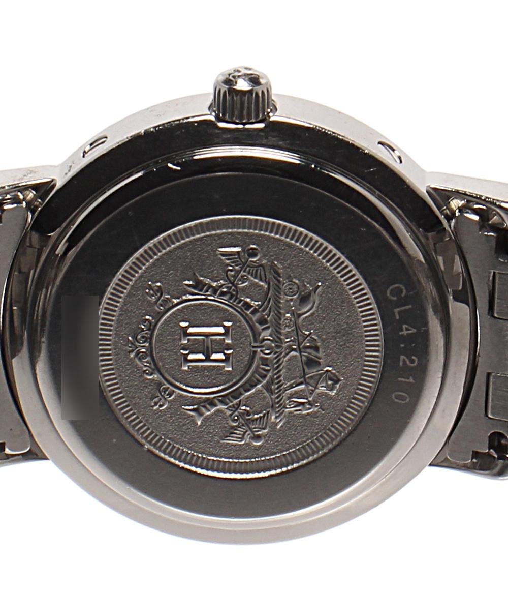 HERMES 腕時計 クオーツ ブラック CL4.210 レディース エルメス