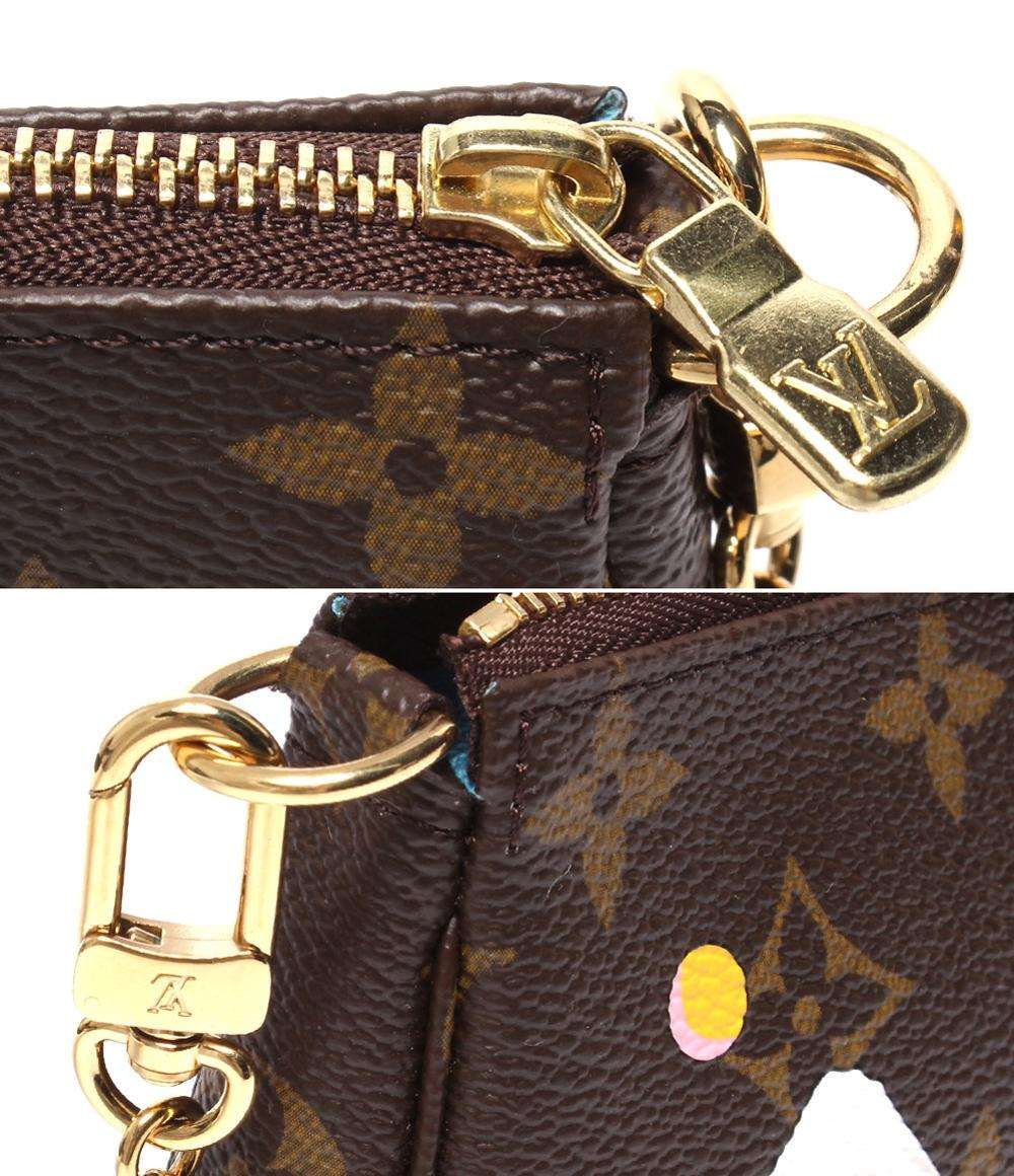 美品 LOUIS VUITTON ハンドバッグ アクセサリーポーチ ミニポシェット アクセソワール モノグラム ヴィヴィエンヌ M81637 レディース ルイ・ヴィトン